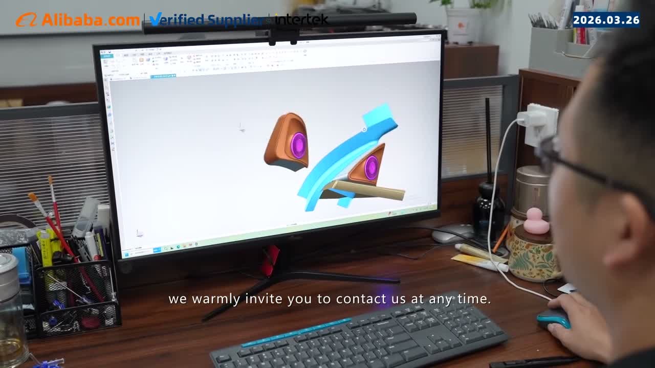 An interior-component design displayed on a monitor in the original CKCP company film