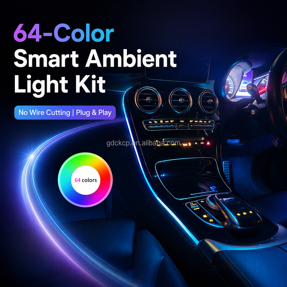 64 colors Interior Ambient Lights for Mercedes-Benz C-Class W205