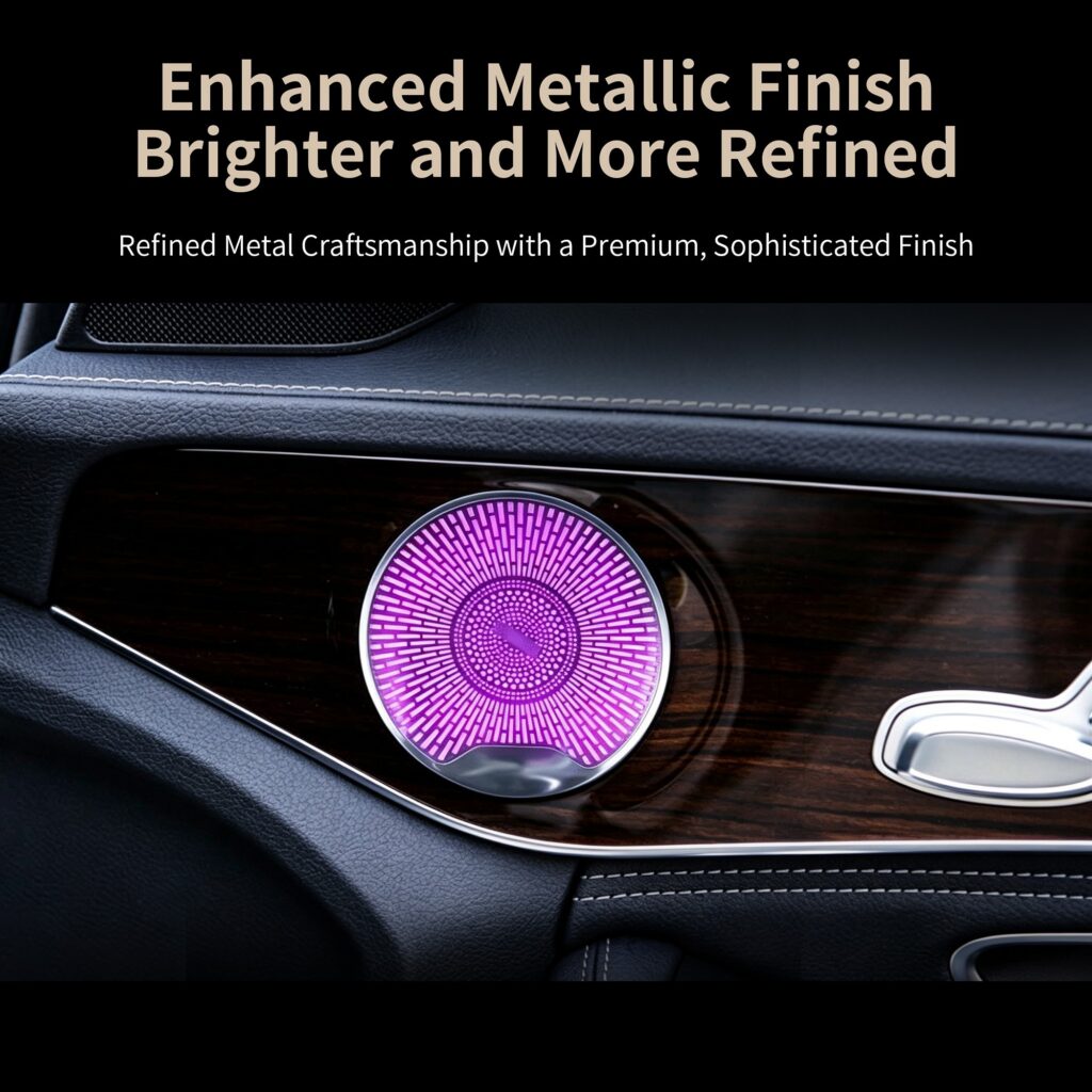 64-Color LED Midrange Speaker Cover Ambient Light for Benz C-Class W205 2015-2021 Interior Upgrade Door Speaker Atmosphere Lamp — main 2