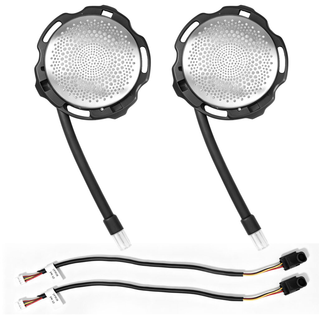 64 Colors Rear Door Small Tweeter Cover Ambient Light for Mercedes Benz C-Class W205 GLC X253 W213 Interior LED Atmosphere Lamp — main 6