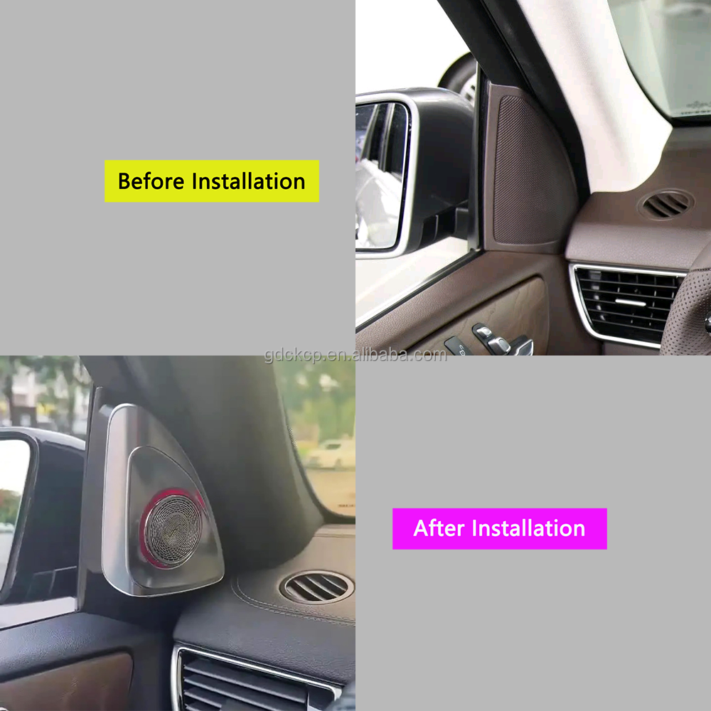 W166 4D Rotating Tweeter Ambient Light for Old Mercedes-Benz ML/GL/GLE/GLS 64 Colors Rotating Treble Atmosphere Lamp