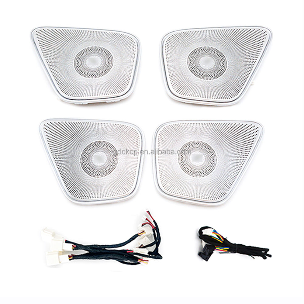64 Color LED Midrange Speaker Cover Ambient Light for Mercedes New A/B/CLA/GLA/GLB W177 W118 W247 Illuminated Auto Horn Cover