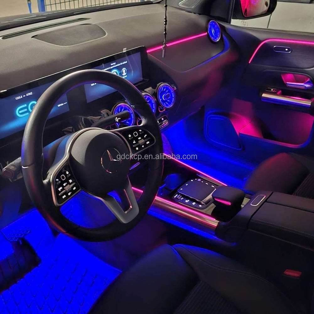 High Quality W247 64 Colors Basic Atmosphere Lighting for Benz B-Class W247 GLA H247 Colours Control Via Original Screen
