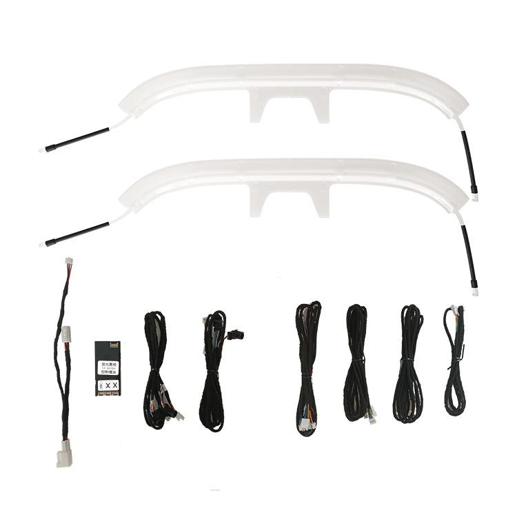64 Colors Seat Back Ambient Light Bars for Mercedes-Benz GLS X167 SUV 2020-2026