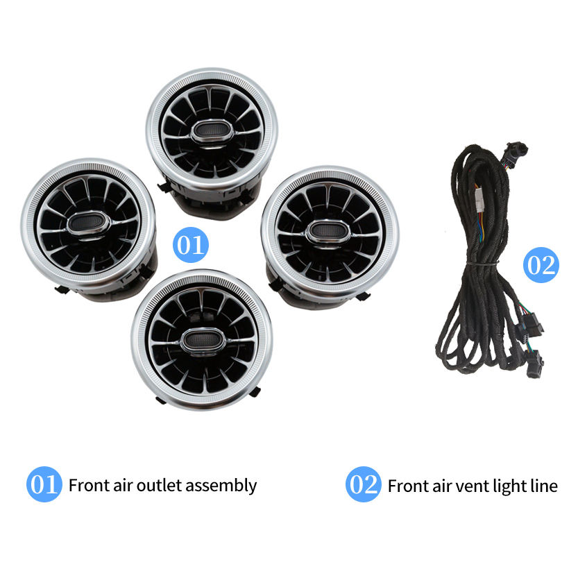 W447 Auto Lighting System Atmosphere Light 64 Colors LED Car Interior Ambient Light Kit Suitable for Mercedes Benz V-class W447