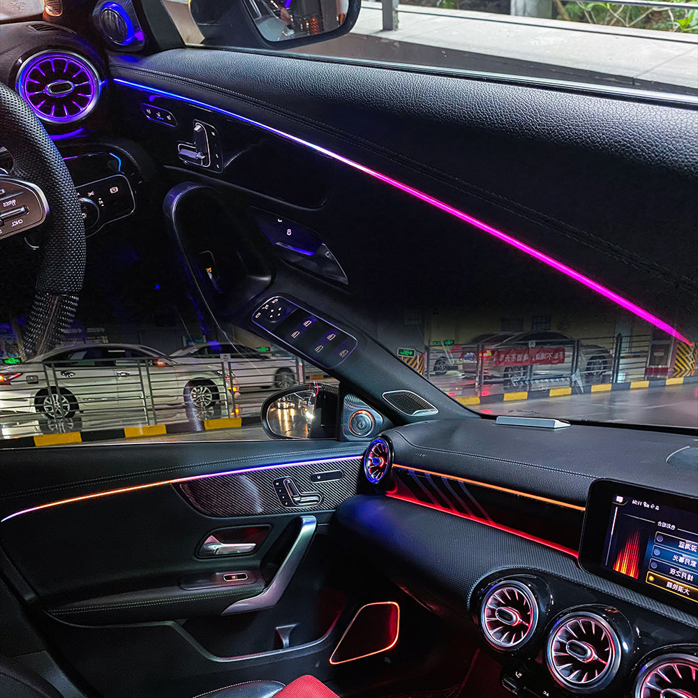 Right-hand Drive Car Basic Ambient Light for Mercedes benz A-Class W177 CLA C118 Upgrade Install Car Interior Lighting System