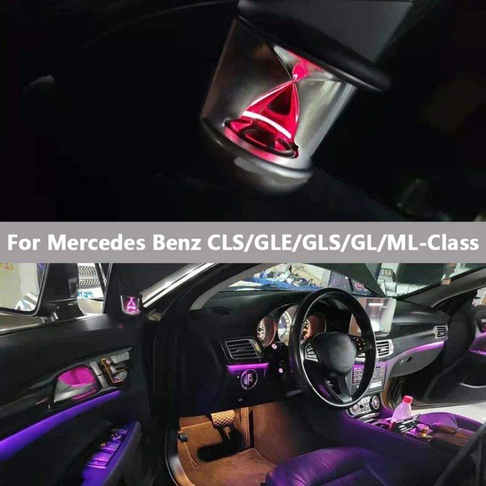 Upgrade 3 Color to 12 Color W218 Speaker Tweeter Ambient Light for Mercedes CLS-Class 2012-2017 W166/W292 OEM Atmosphere Lamp