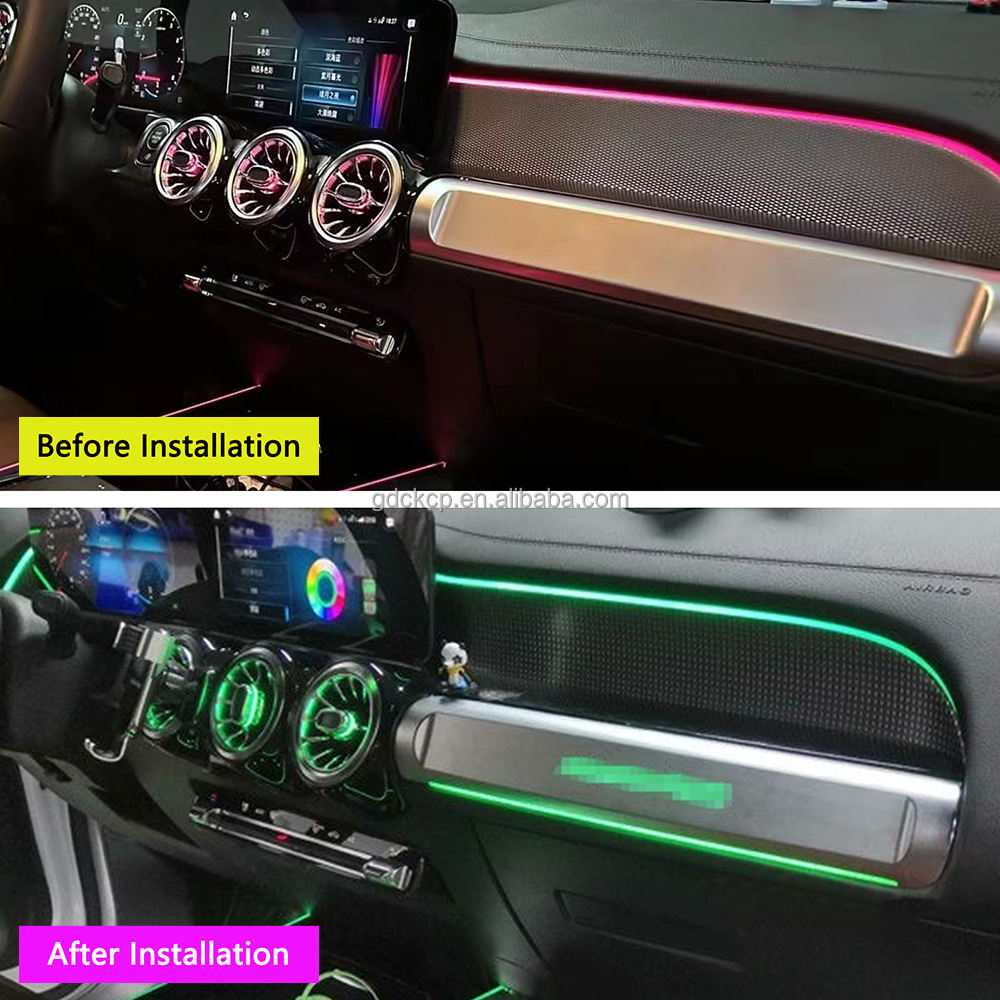 Luxury GLB Passenger Armrest Ambient Light for Mercedes Benz GLB-class X247 2020-2024 Upgraded Interior Atmosphere Lamp