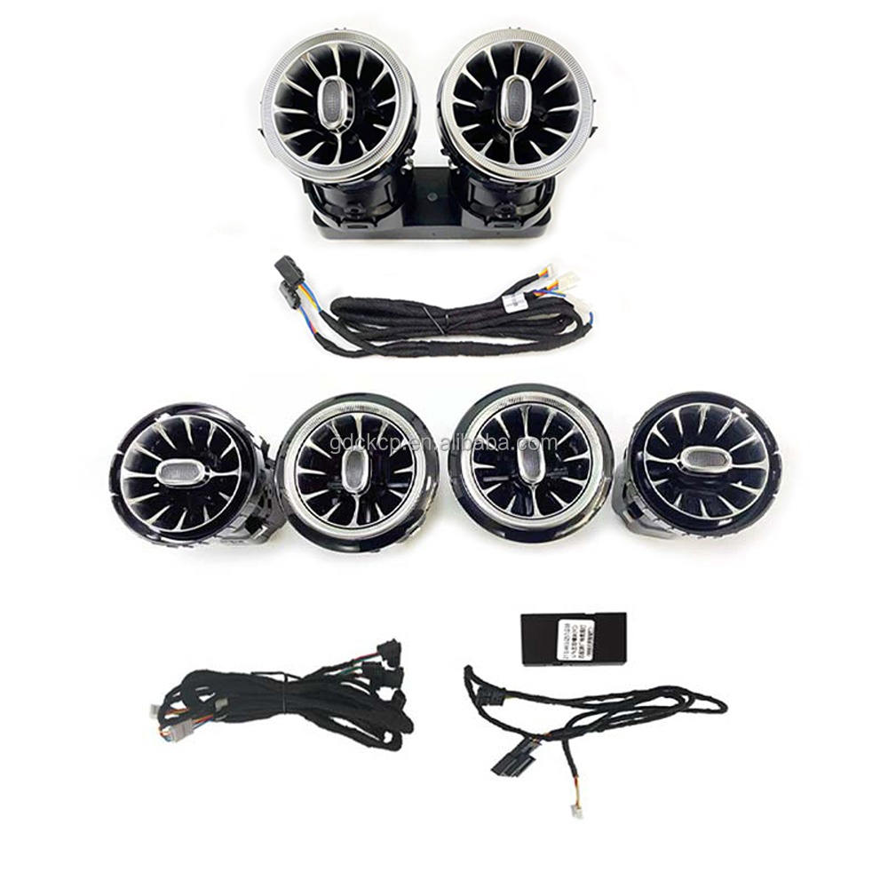 Super Cool W463 (2018) Luminous Turbine Air Vent Ambient Light for Mercedes Benz G-class 64 Colors Air Conditioning Outlet LED Lights