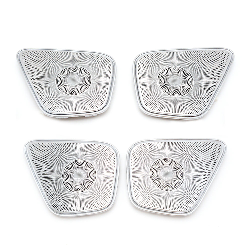 Car Midrange Speaker Cover 64 Colors Ambient Light for Benz New A/B/CLA/GLA/GLB W177 W118 W247 LED Horn Audio Trim Cover