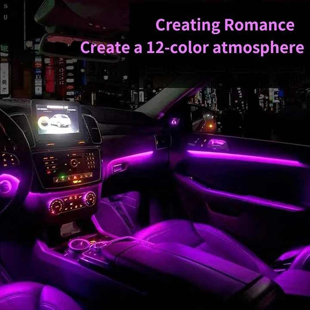 12 Colors Ambient Lighting and A-pillar Hourglass Tweeter Options for Mercedes-Benz GL / GLS X166 SUV 2012-2019