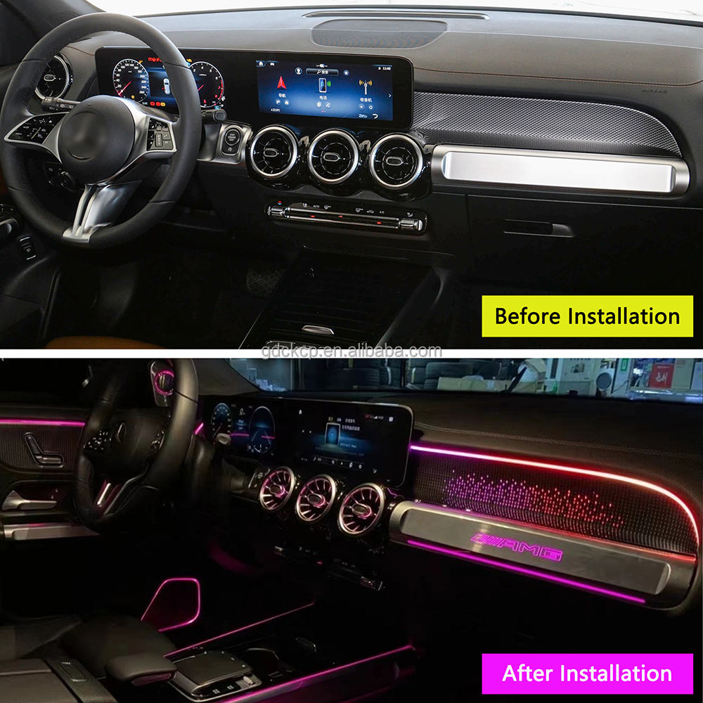 GLB247 Co-pilot Starlight Interior Panel Ambient Light for Benz GLB-Class 2020-2025 Right Center Console Decoration Trim Panel