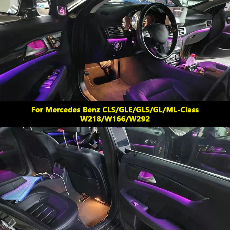 Upgrade 3 Color to 12 Color W218 Speaker Tweeter Ambient Light for Mercedes CLS-Class 2012-2017 W166/W292 OEM Atmosphere Lamp