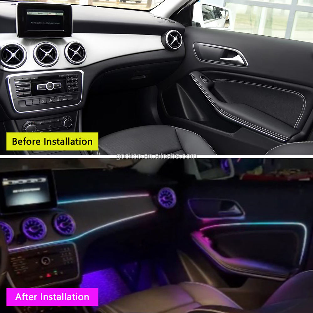 W176 Dynamic Symphony Ambient Light for Mercedes A/B-class W176 W246 CLA W117 GLA W156 Plug and Play No Wiring Required