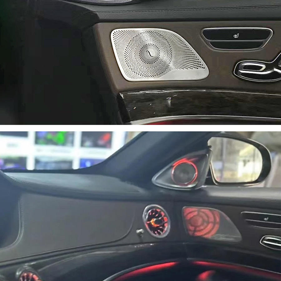Door Speaker Cover 64 Color Ambient Light for Mercedes Benz S-Class W222 2014-2020 Ambient Lamp