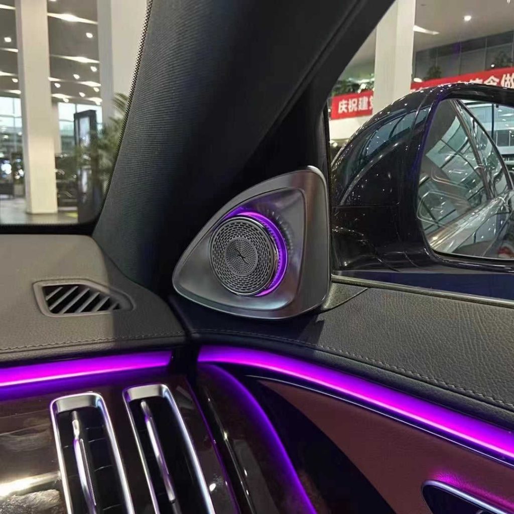 W223 64 Colors LED Ambient Light Kit Suitable for Mercedes Benz S-class 2021+ Interior Atmosphere Light Upgrade Accessories