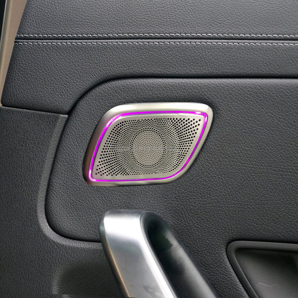 Rear Door Small Tweeter Ambient Light for Mercedes Benz A-Class W177 A200 A220 2019-2024 W247 W118 Luminous Auto Horn Cover