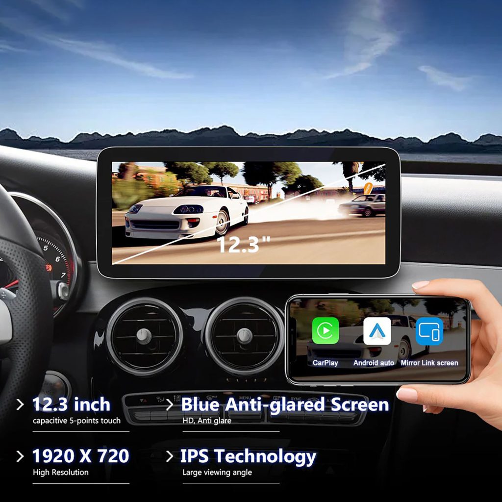 12.3-Inch Dashboard Touch Screen — Old and New Versions for Mercedes-Benz GLC X253