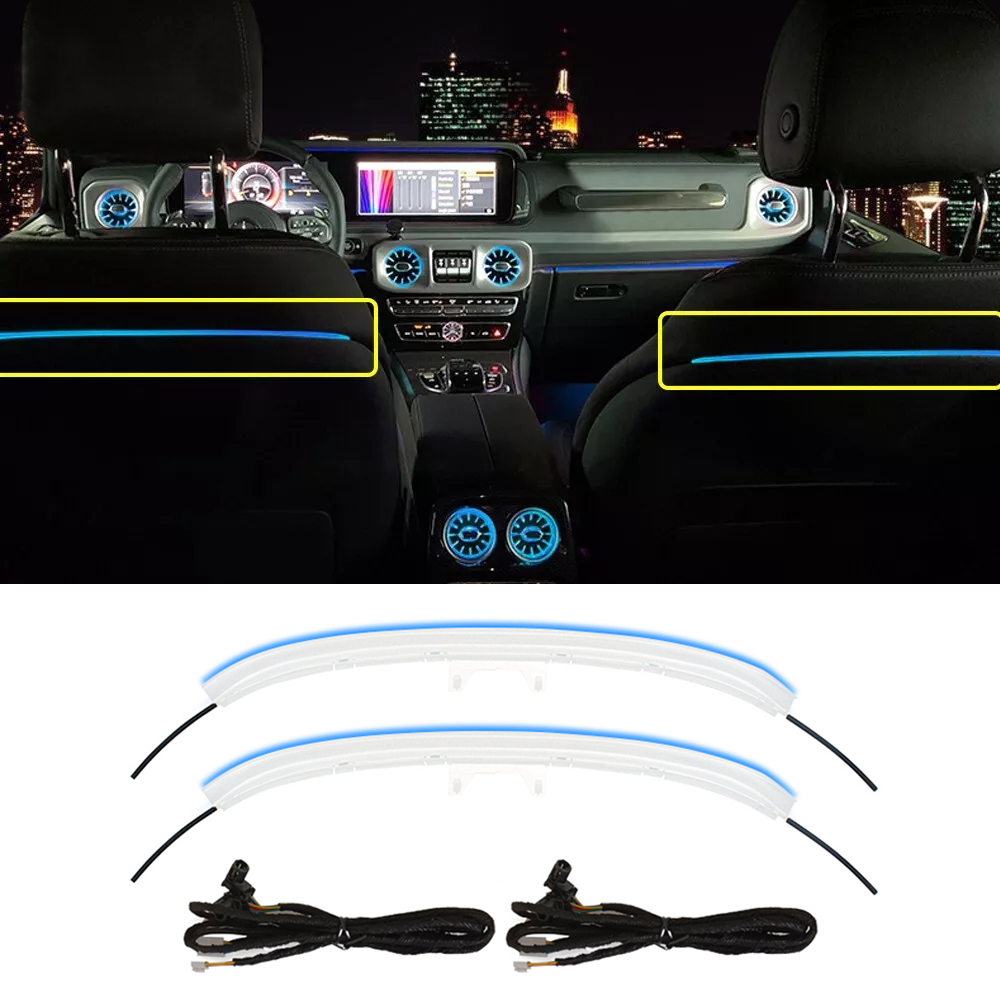 W463 (2018) 64 Colors LED Car Seat Back Ambient Light for Mercedes Benz G-class W463 (2018) Car Interior LED Light