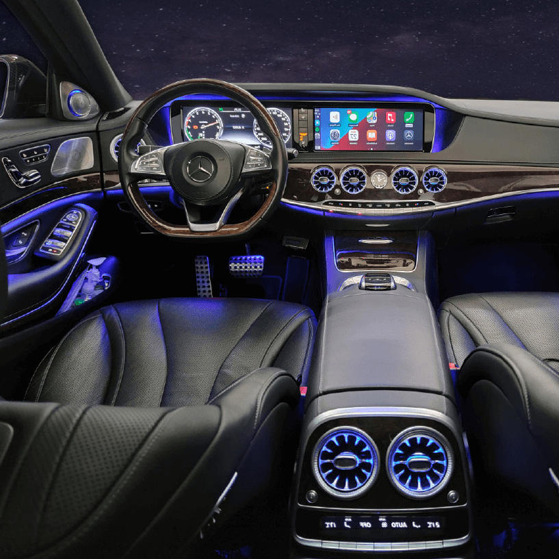 Wholesale Price W222 Ambient Light Kit Suitable for Mercedes Benz S-class 2014-2020 64 Colors LED Atmosphere Lighting