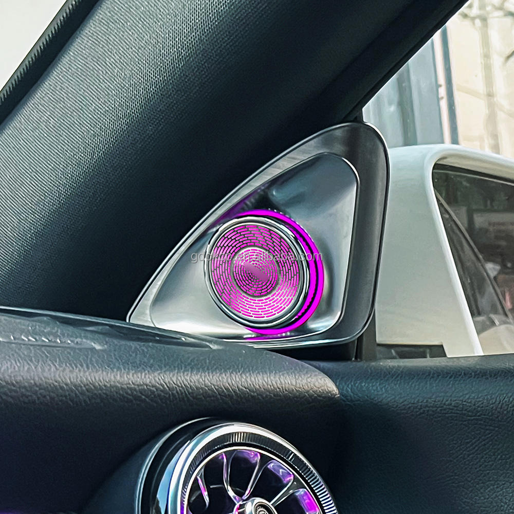 New Arrivals W117 Perpetual Rotation 4D Tweeter for CLA-class 2013-2019 Continuously Rotary Speaker 64-color LED Horn