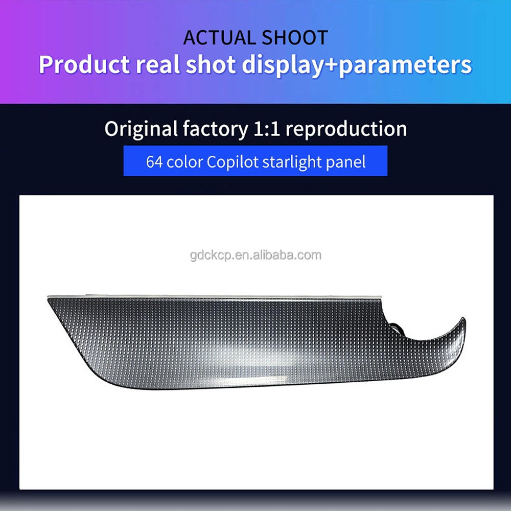 W247 Starlight Co-pilot Interior Panel Ambient Light for Benz B-Class W247 GLA H247 Center Console Decoration Atmosphere Lamp
