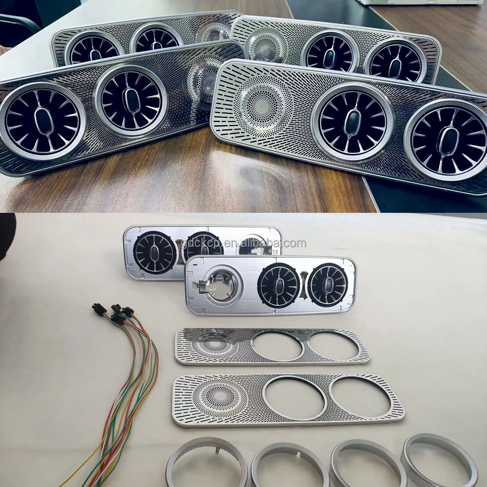 64 Colors Car Ceiling Air Outlet Ambient Light for Mercedes-Benz V-Class W447 Interior Roof LED Conditioning Air Vent