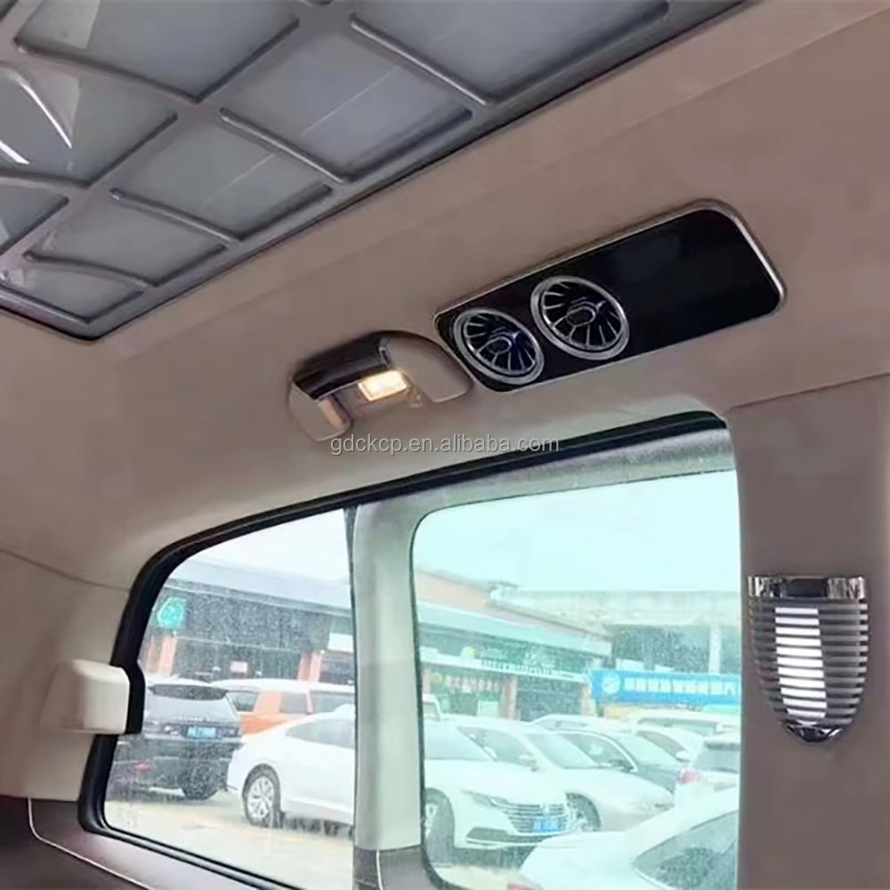 64 Colors Car Ceiling Air Outlet Ambient Light for Mercedes-Benz V-Class W447 Interior Roof LED Conditioning Air Vent