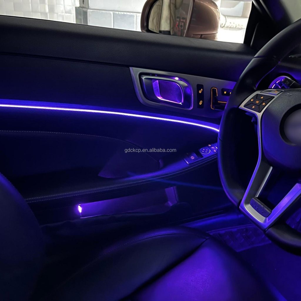 High Quality 64 Colors Ambient Light for 2012-2015 Mercedes-Benz SLK-Class R172 Sports Car Interior Atmosphere Lamp