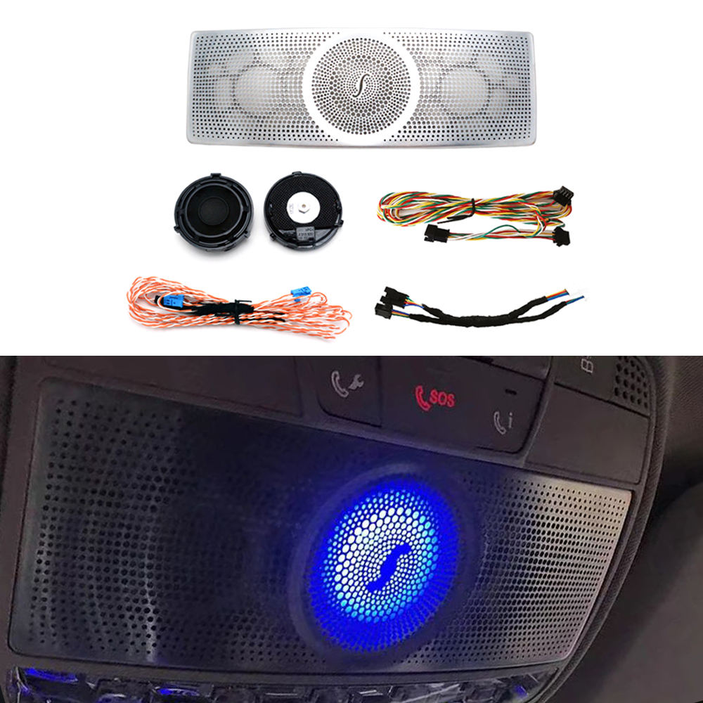 64 Colors W247 Luminous Glasses Box Cover Roof Speaker Ambient Light for Mercedes Benz B-class GLA X247