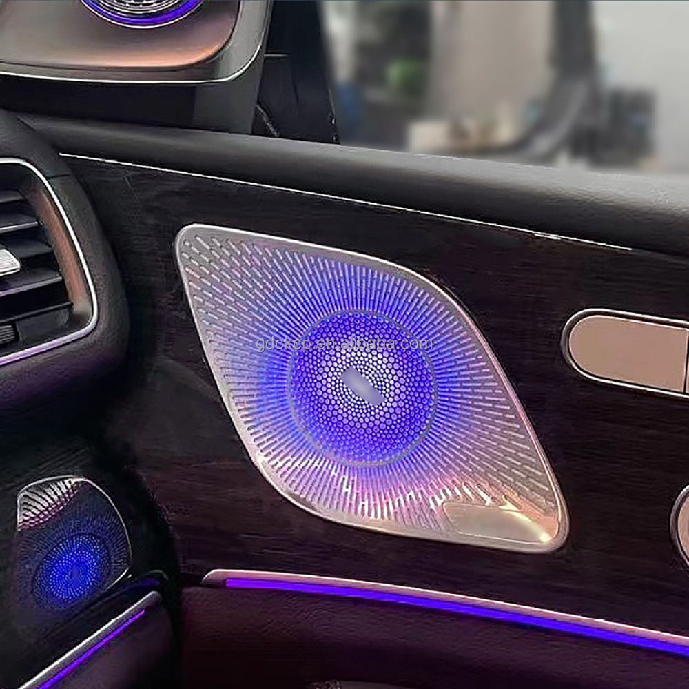 64 Colors Center Illuminated Door Speaker Brackets and Covers for Mercedes-Benz GLS X167 SUV 2020-2026