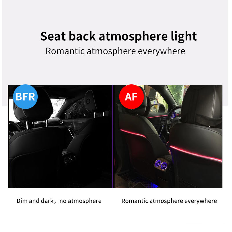 Best-selling GLB247 Car Interior LED Light Seat Back Ambient Light for Mercedes-Benz New A/B/CLA/GLA/GLB-class W177 W118 W247