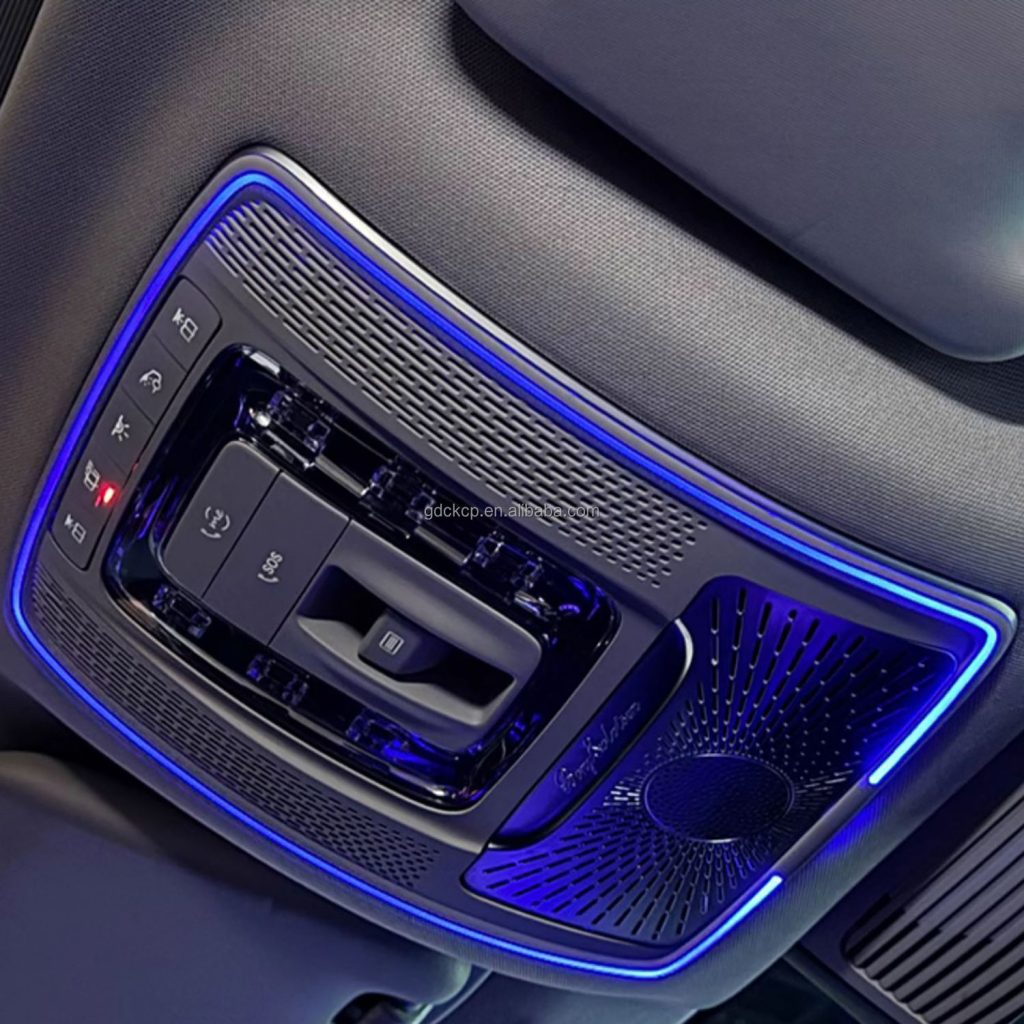 64 Colors Front Roof Reading Light Ambient Trim for Mercedes-Benz GLS X167 SUV 2020-2026