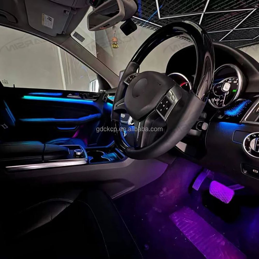 Right-hand Drive Piano Black Galaxy Ambient Lighting and 4D Tweeter Options for Mercedes-Benz GL / GLS X166 SUV 2013-2019
