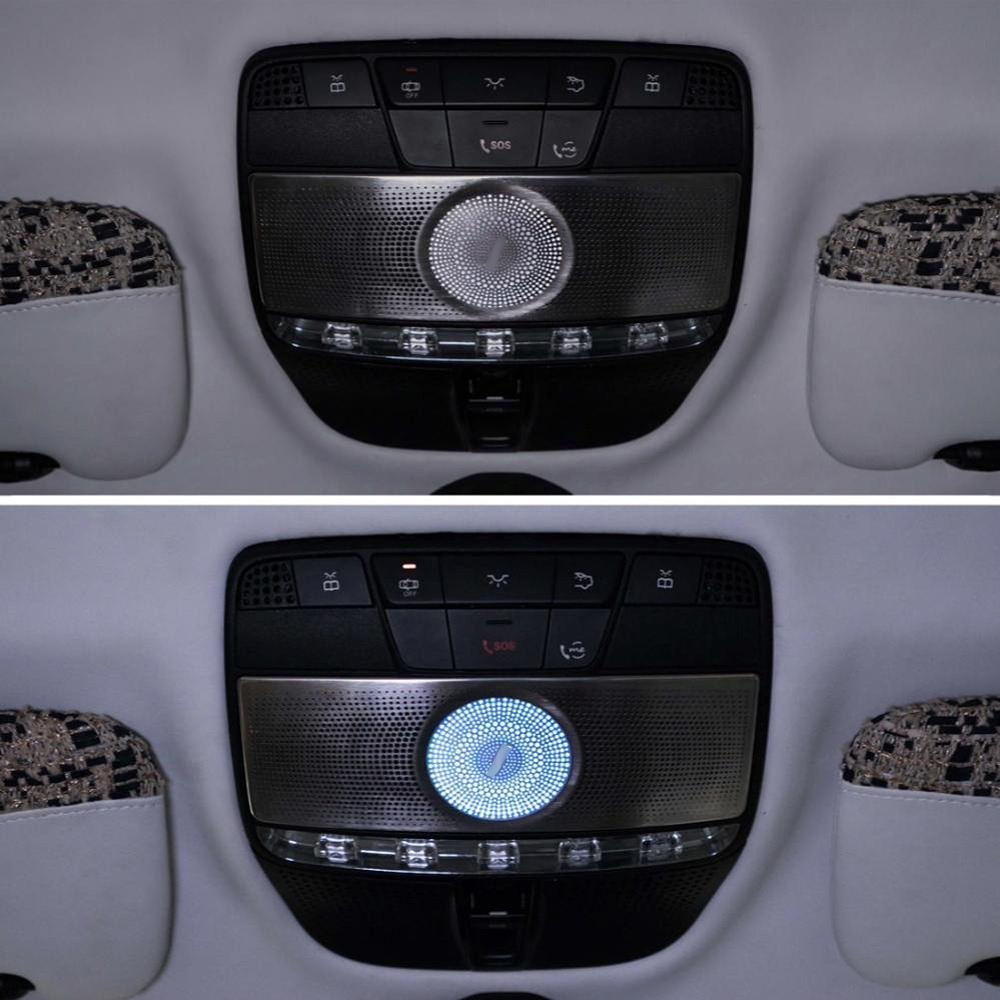 64 Colors LED Roof Ceiling Lamp Speaker Reading Ambient Light for Mercedes Benz G-Class W463 (2018)