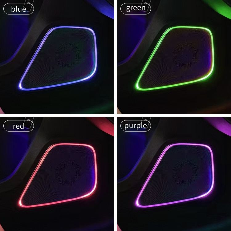 64 Colors W247 Car Door Speaker Cover Ambient Light for Mercedes Benz B/GLA-class 2020-2022 W247