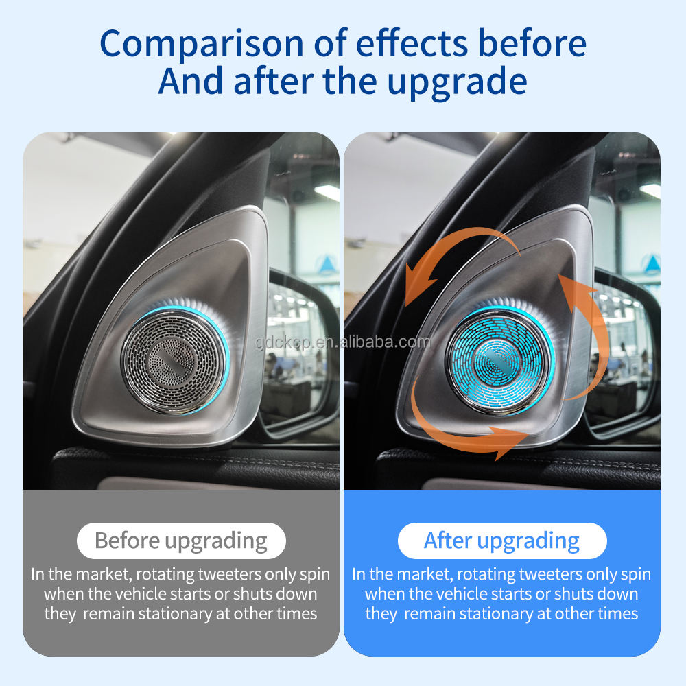 4D Rotating Tweeter Ambient Lighting — Old and New Versions for Mercedes-Benz GLS X167 SUV 2020-2025