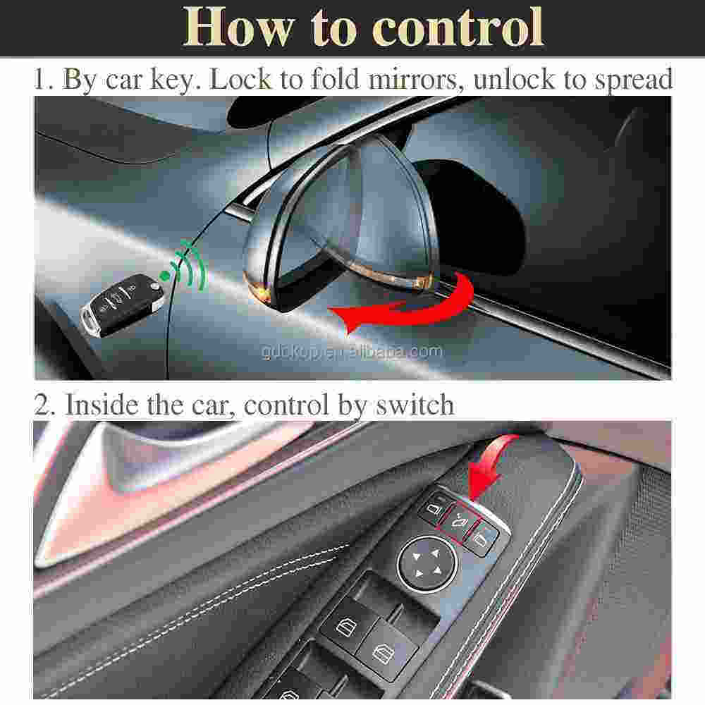 Upgrade Rearview Mirror Electric Folding System for Old Benz W117 W176 W204 W212 W246 X156 X204 Y-type Rearview Mirror Upgrade