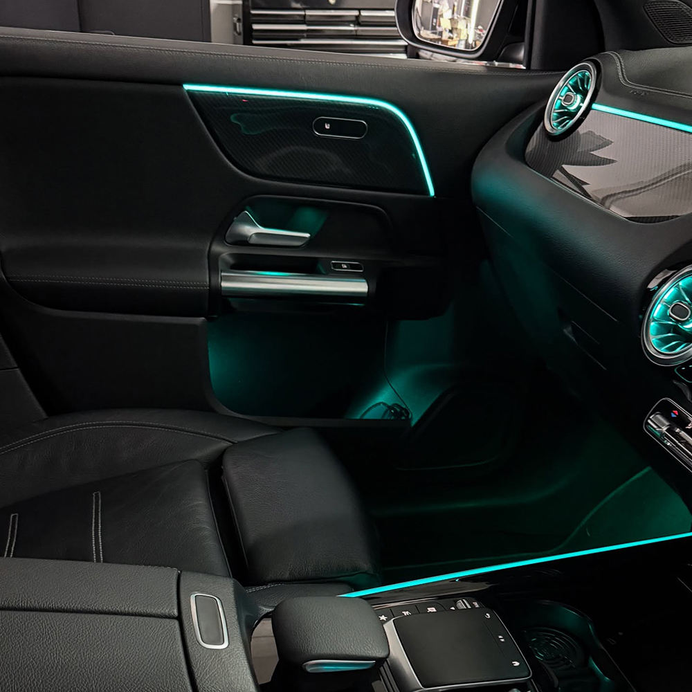 Right Hand Drive W247 64 Colors Basic Ambient Lighting for Benz B-Class W247 GLA H247 Colours Control Via Original Screen