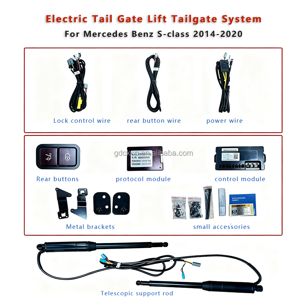 Power Lift Tailgate Electric with Kick Sensing for Mercedes Benz S-class 2014-2020 W222 Electric Tail Gate Lift Tailgate System