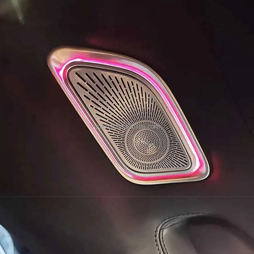 W223 Roof LED Speaker Car Ceiling Speakers 64 Colors Ambient Light for Mercedes Benz S-class S500 S580 S680 2021+