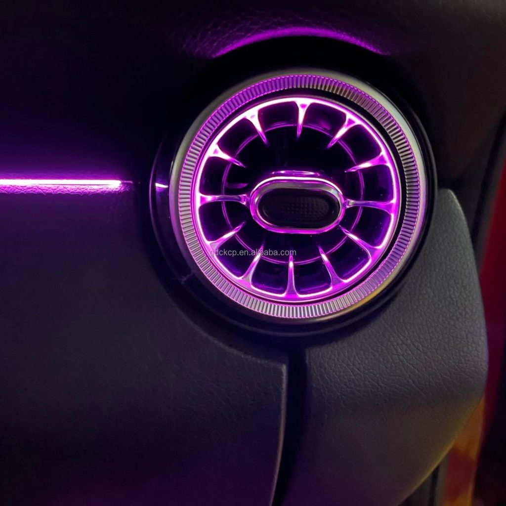 High Quality 64 Colors Ambient Light for 2012-2015 Mercedes-Benz SLK-Class R172 Sports Car Interior Atmosphere Lamp