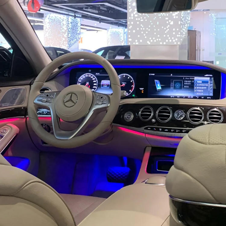Hot Selling 64 Colors LED Ambient Light Colorful W222 Car Atmosphere Light Accessories for Mercedes Benz S-Class W222
