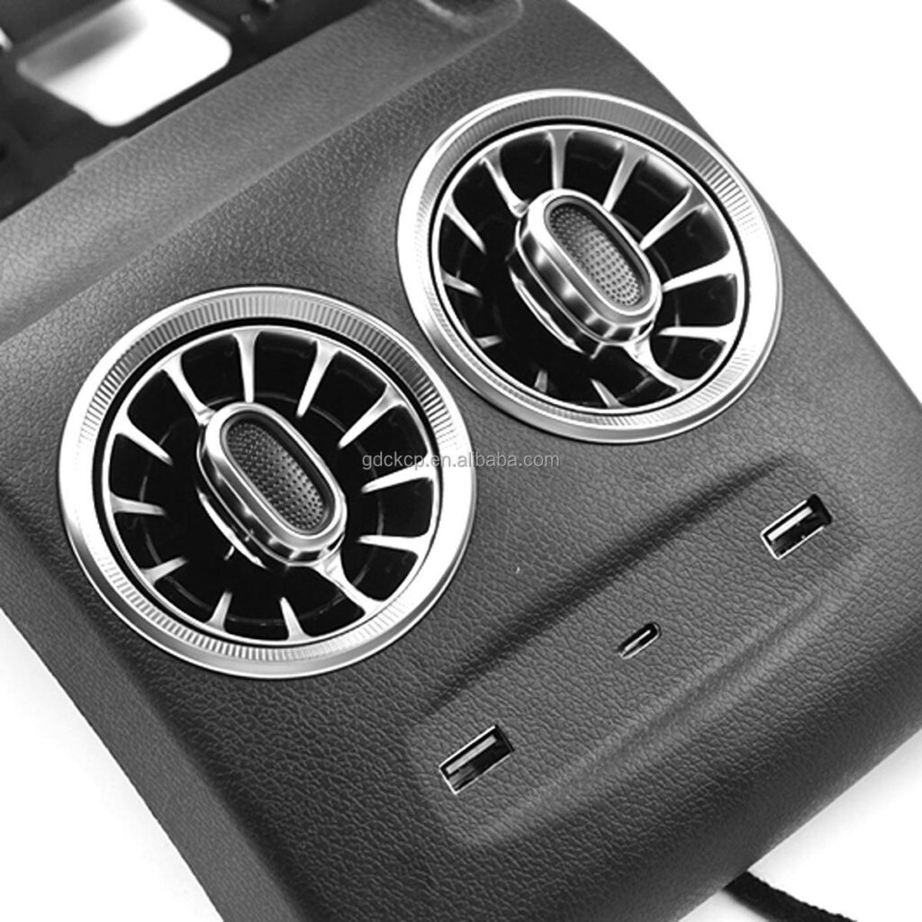 64 Color LED Rear Air Vent for Mercedes Benz A-class W176 B-class W246 CLA C117 GLA X156 Rear Air Outlet Assembly Upgrade Kit