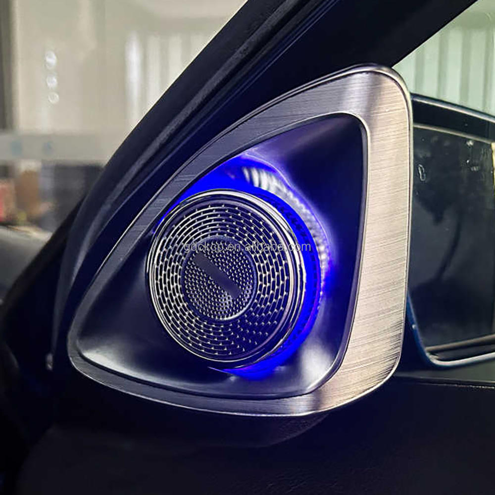 64 Colors 4D Rotating Tweeter Atmosphere Light for Mercedes-Benz A-Class W176 Plug and Play Car Audio Speaker Ambient Lighting