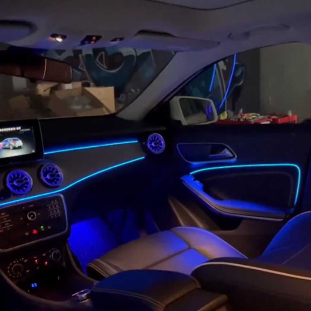 Perfect Fitment W246 Ambient Light for 2012-2019 Benz B-class GLA X156 Car Atmosphere Lamp Colours Control Via Original Screen