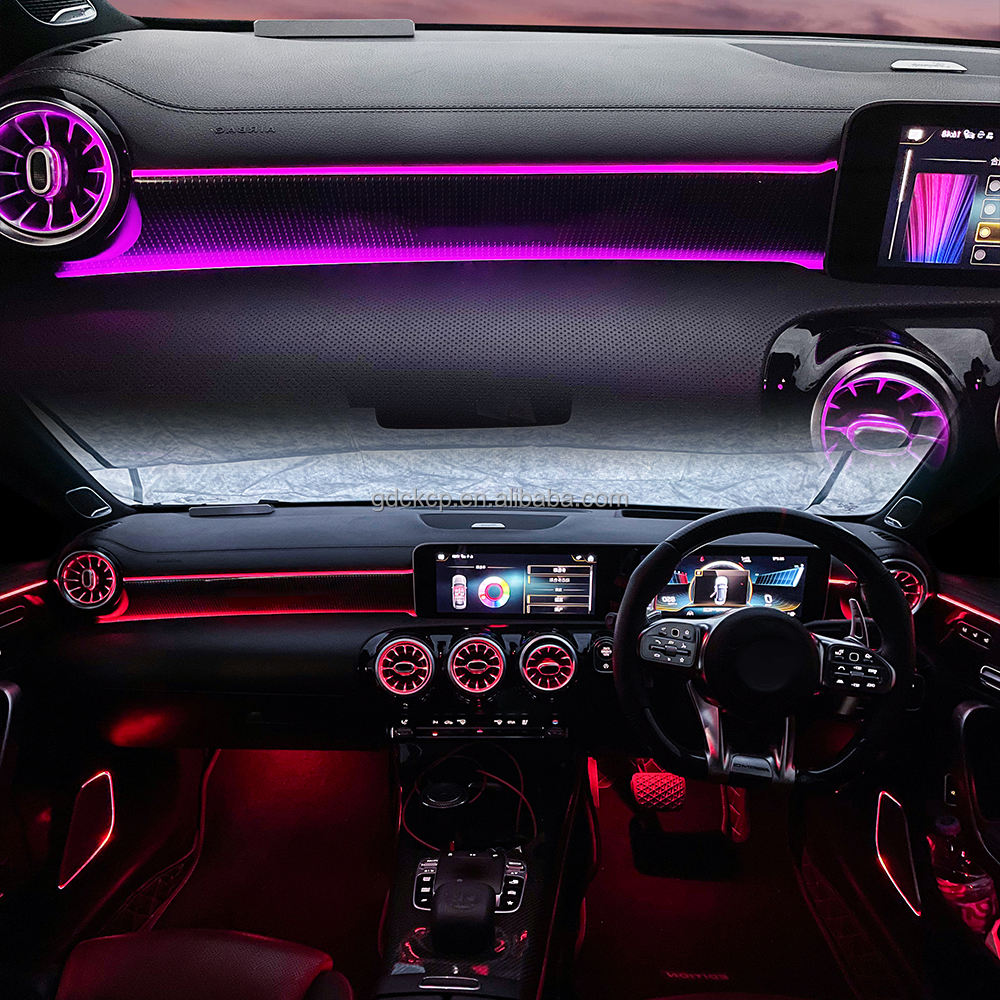 Auto Interior Basic Ambient Lighting for Mercedes benz A-Class W177 CLA C118 Right-hand Drive Multicolor Atmosphere Lamp