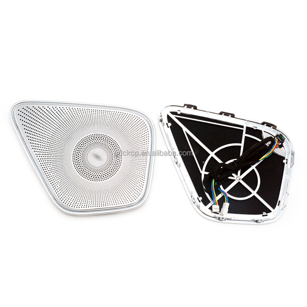 Car Midrange Speaker Cover 64 Colors Ambient Light for Benz New A/B/CLA/GLA/GLB W177 W118 W247 LED Horn Audio Trim Cover