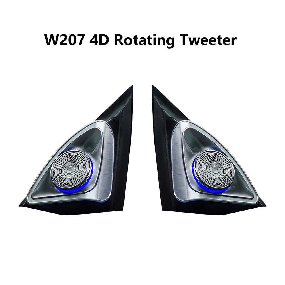 A207 E-Class Cabriolet 64 Color Ambient Light for 2010-2016 Mercedes-Benz Interior Lamp 4D Rotating Tweeter