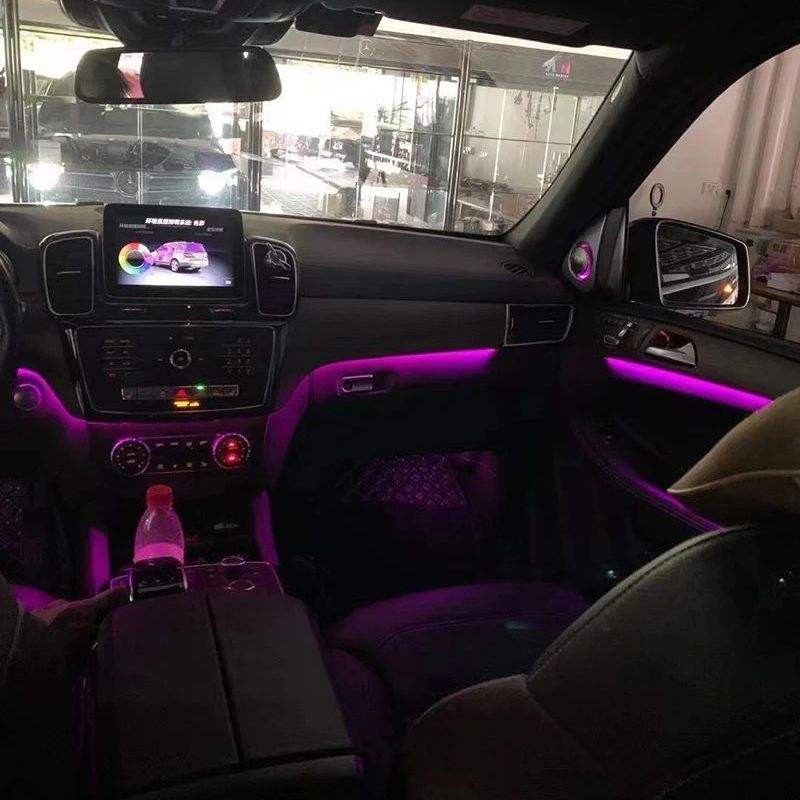 Interior Trim Panels — Four Finishes, With or Without Ambient Lighting for Mercedes-Benz GL / GLS X166 SUV 2012-2019